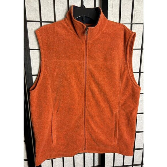 St John’s Bay Copper Zip Up Sweater Vest - Picture 3 of 7